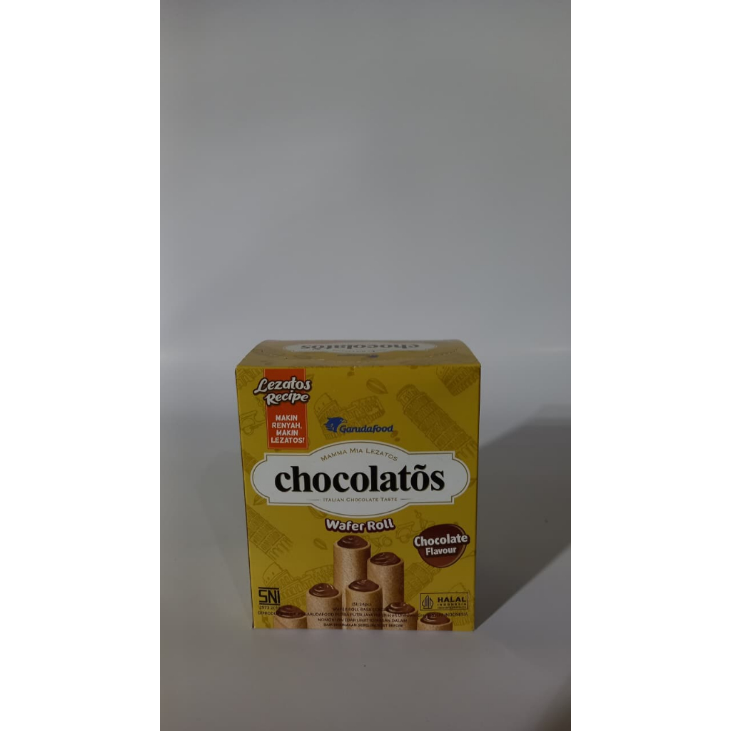 

Chocolatos coklat wafer roll isi 24 pcs
