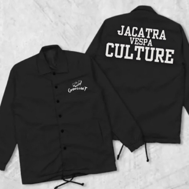 Growscoot - JACATRA VESPA CULTURE / Coach Jacket Vespa / Windbrakers Vespa /