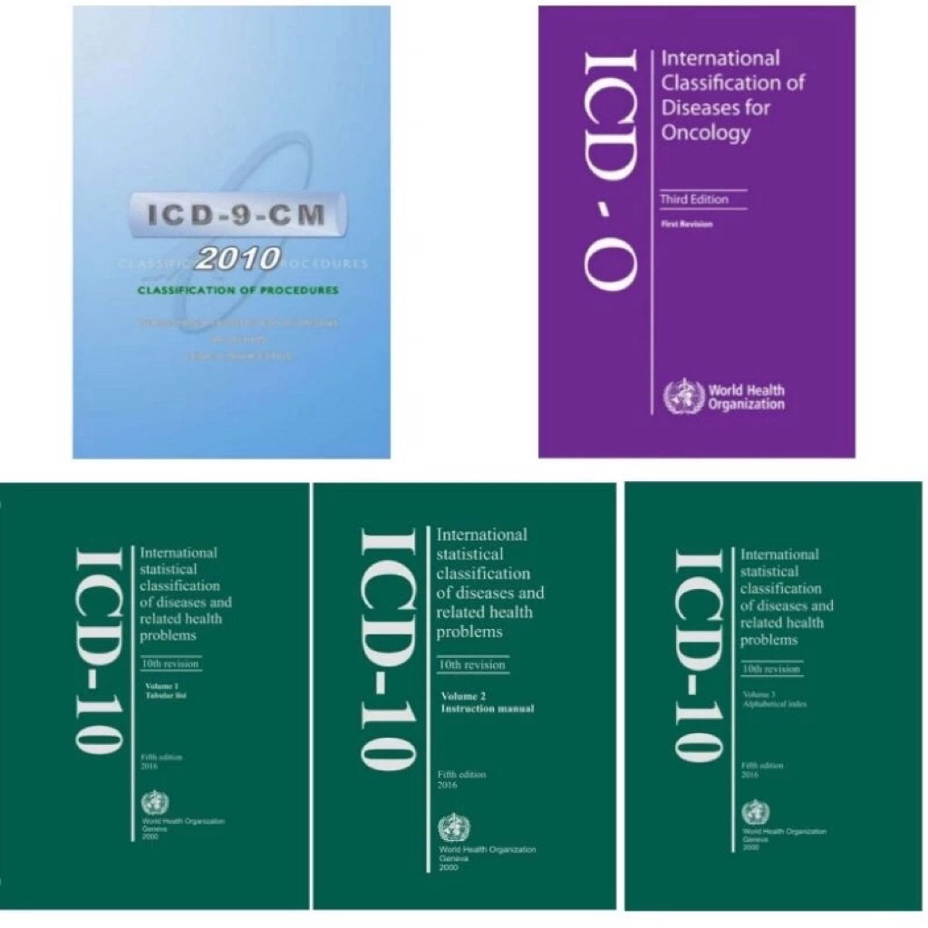 Paket ICD-10 2016, ICD O, ICD-9 CM 2010 HARD COVER