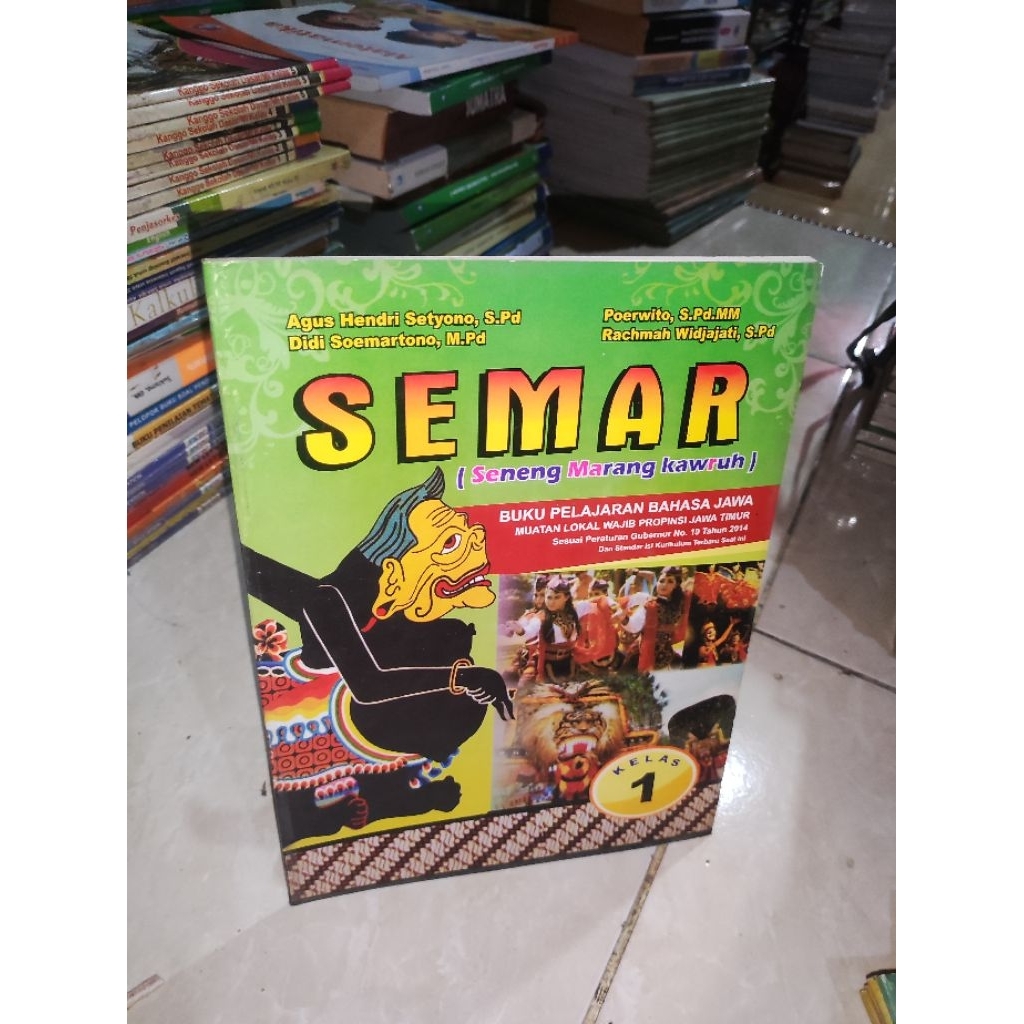 BUKU SEMAR BASA JAWA UNTUK SD MI KLS 1 2 4 5 6