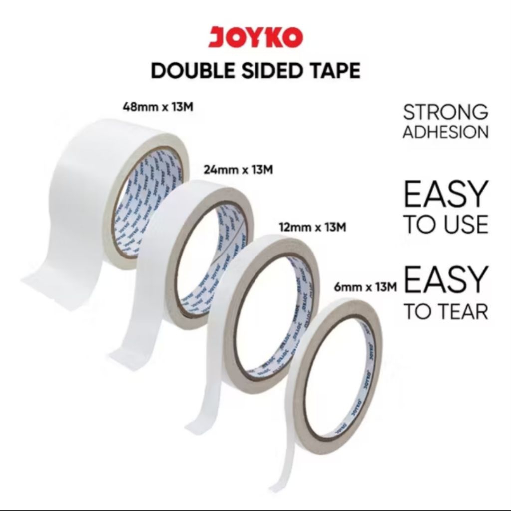 JOYKO DOUBLE SIDED TAPE / JOYKO DOUBLE TAPE PEREKAT 2 SISI