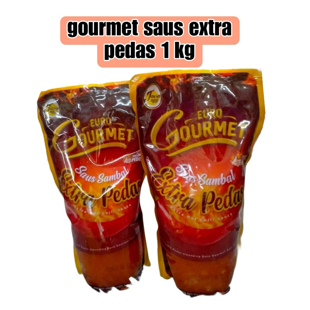 

Euro gourment saus extra pedas 1kg