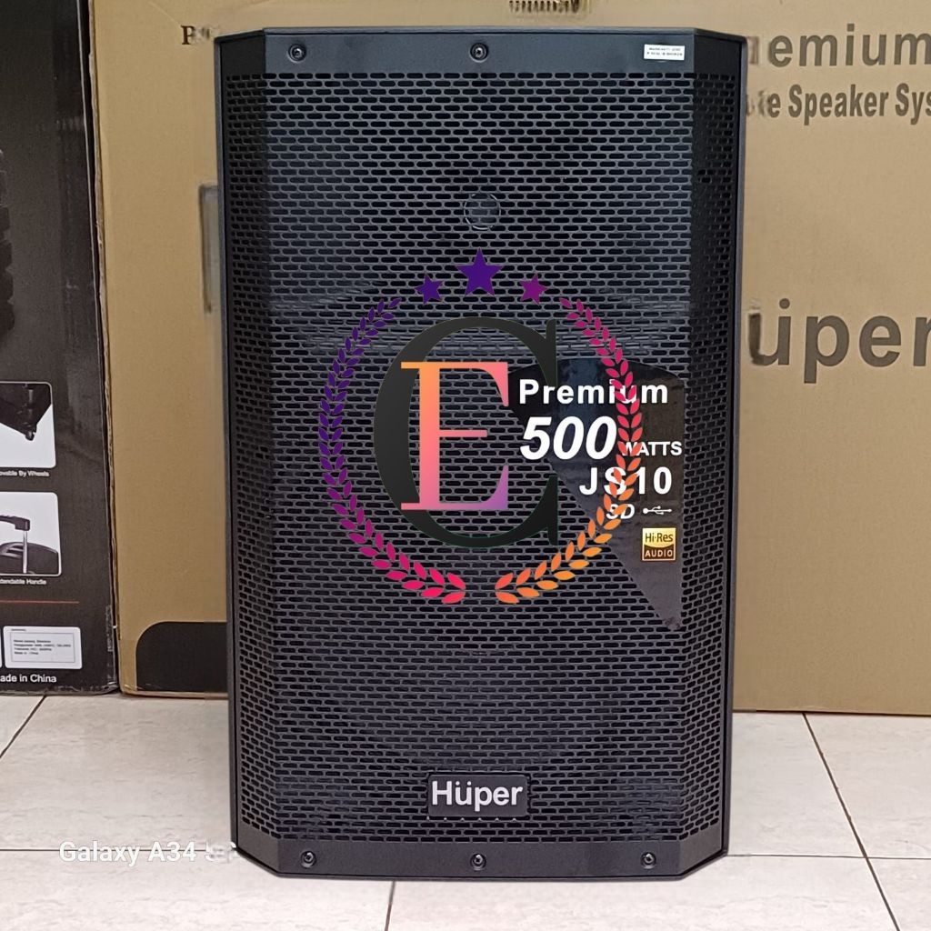 SPEAKER ACTIVE HUPER PREMIUM JS10 500WATT HUPER JS10 ORIGINAL
