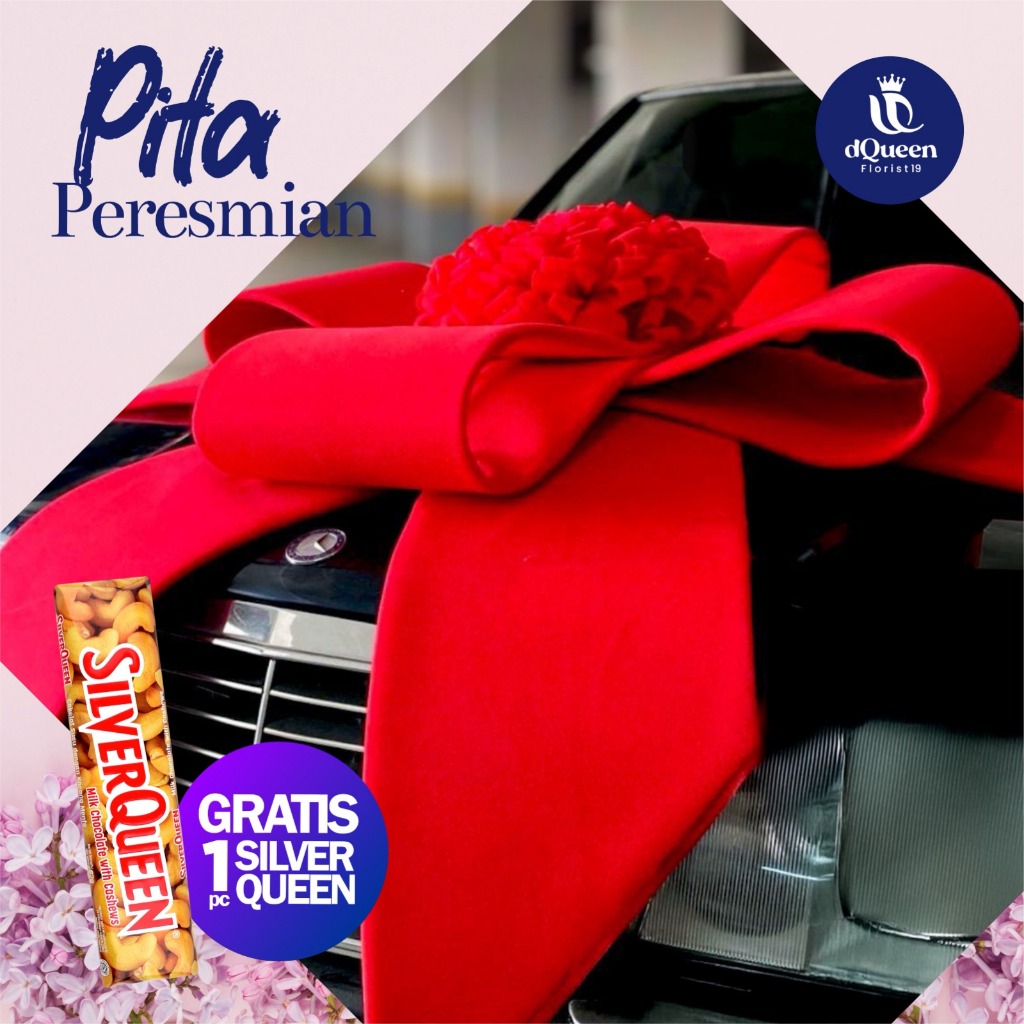 

Dqueen Florist - Pita mobil hadiah doorprize hadiah utama ukuran besar jumbo murah hiasan hadiah mobil pita