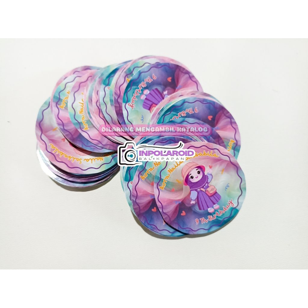 

orderan stiker ulang tahun 35 pcs