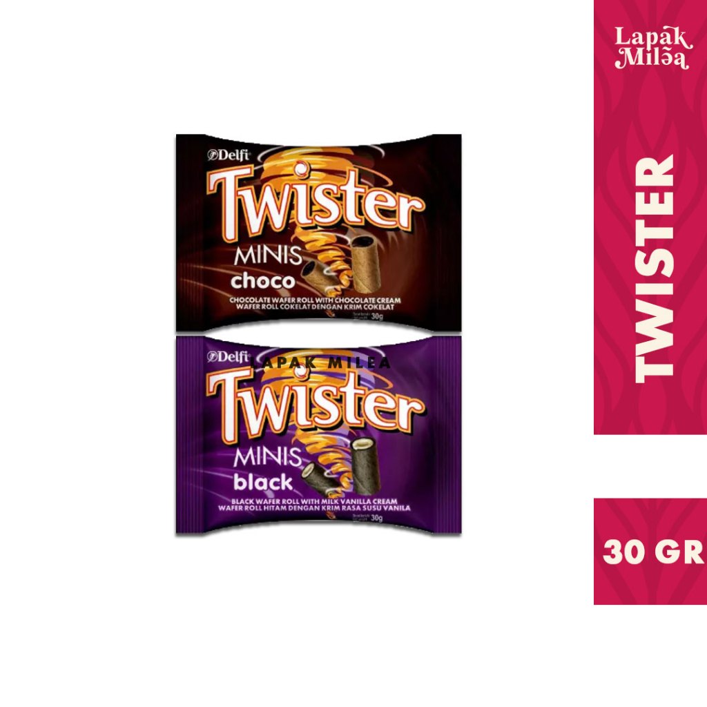 

Delfi Twister Wafer Roll Chocho Lumer 30gr