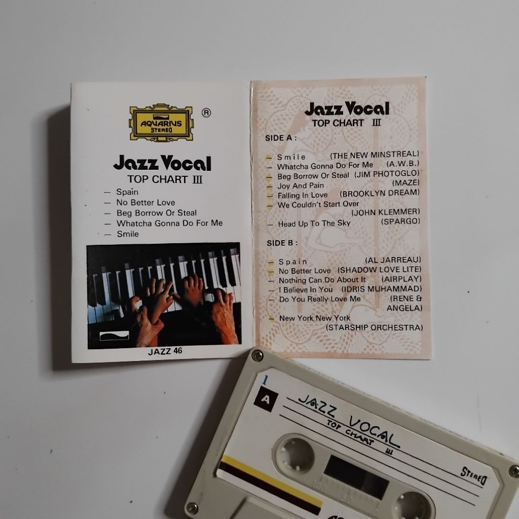 Kaset Jazz Vocal Top Chart Al Jarreau The New Minstreal Jim Photoglo Maze Spargo Idris Muhammad