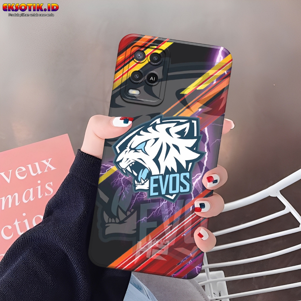 Case OPPO A54- Eksotik.id - Casing OPPO A54 - Case EVOS - Skin Handphone - Silikon OPPO A54 - Cassin