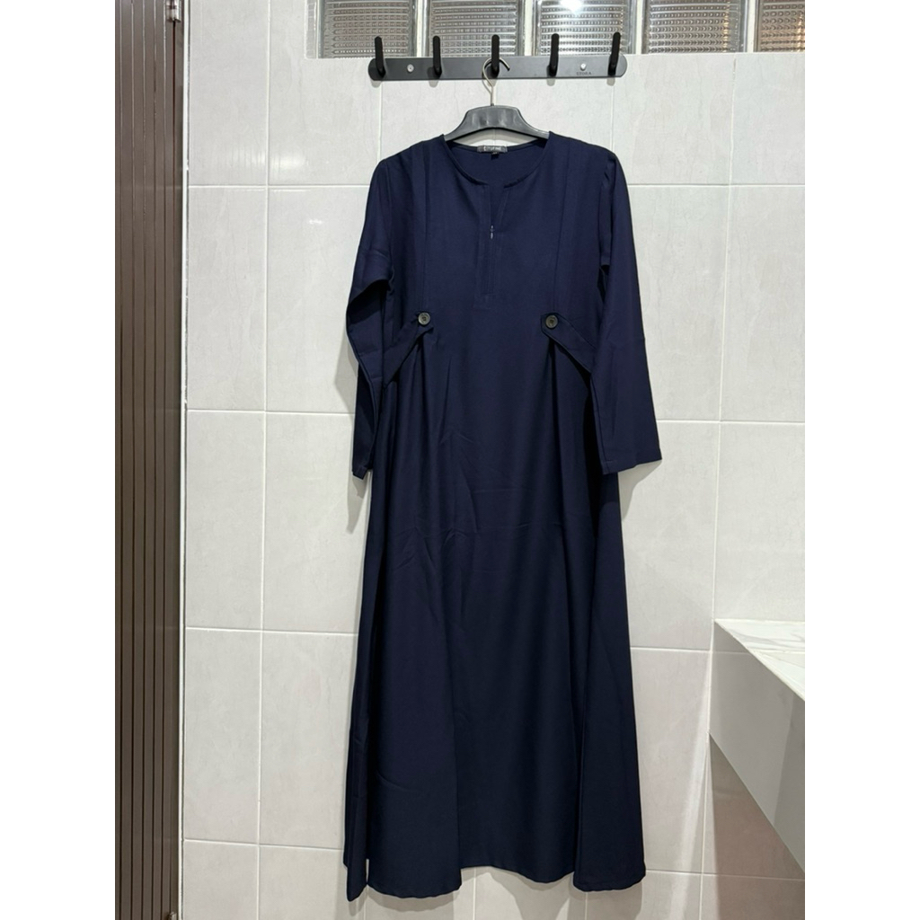 Preloved Gamis Tufine size M Navy