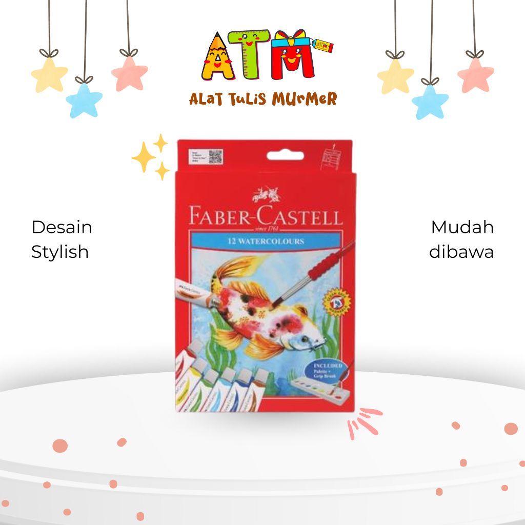 

Cat Air Faber Castell/Watercolour Faber Castell/ Faber Castell Watercolour 12ml set 12