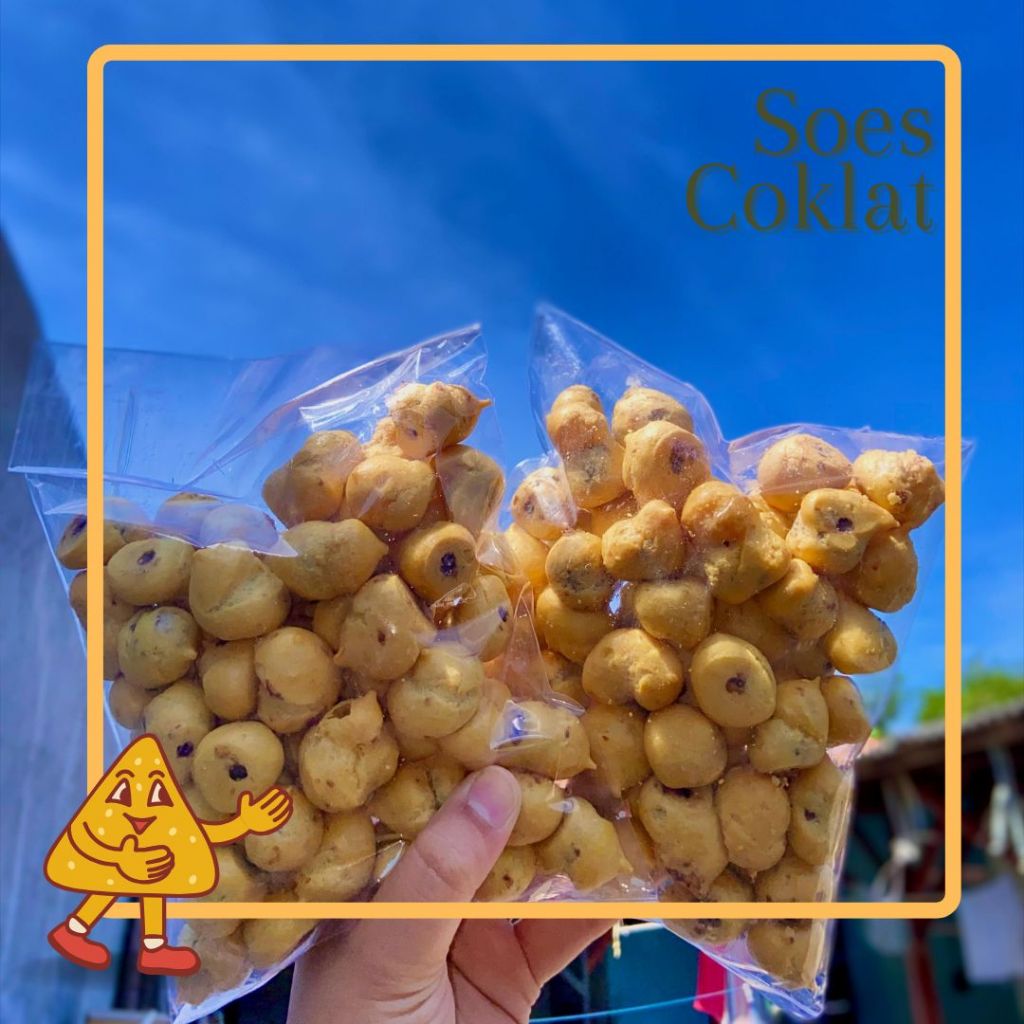 

KUE SOES COKLAT / Soes Coklat / Soes Coklat Lumer
