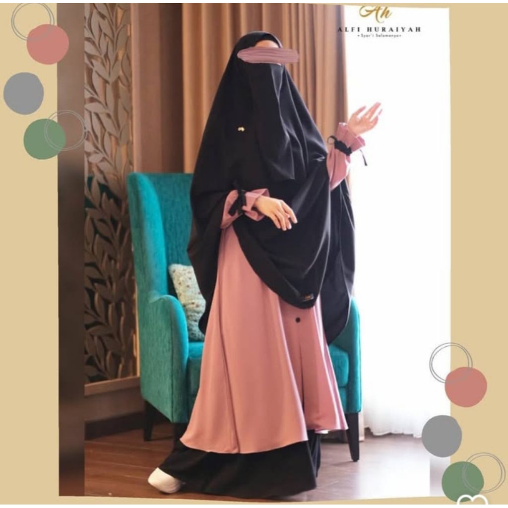 Gamis senja Alfi huraiyah