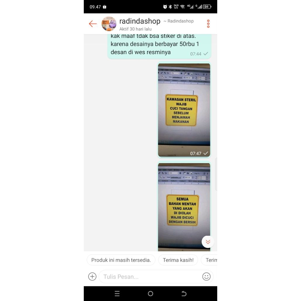 

TULISAN STIKER CUSTOM UKURAN 25x25CM SEBANYAK 5 LEMBAR