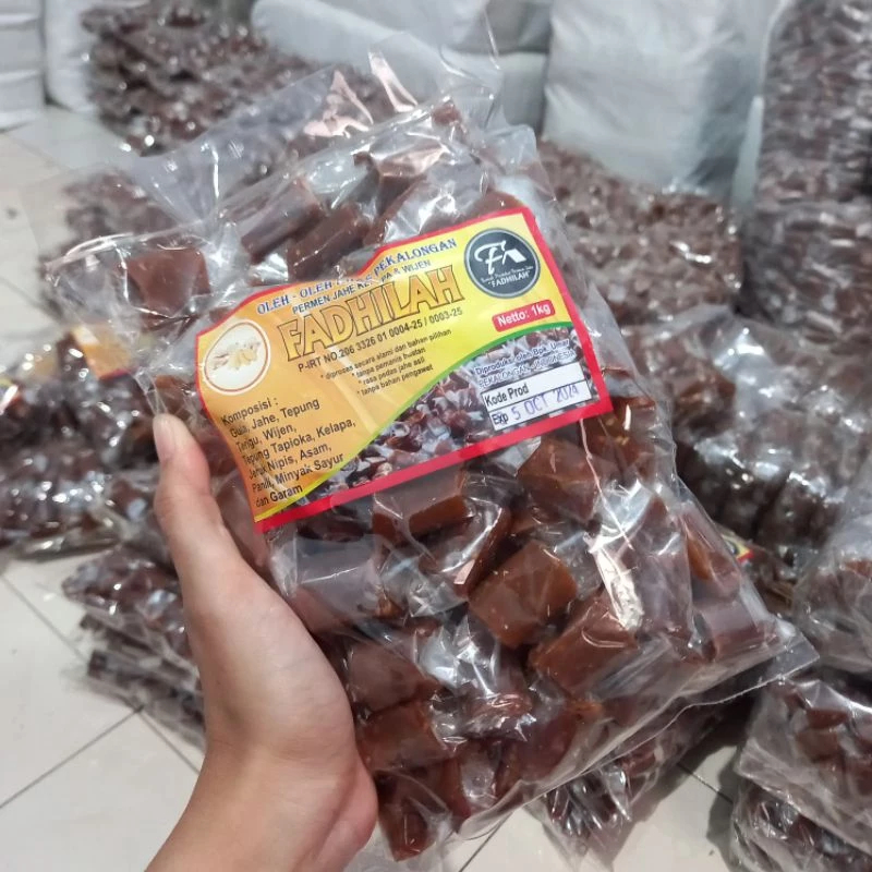 Permen Jahe Kelapa Wijen Fadhilah Pekalongan 1kg