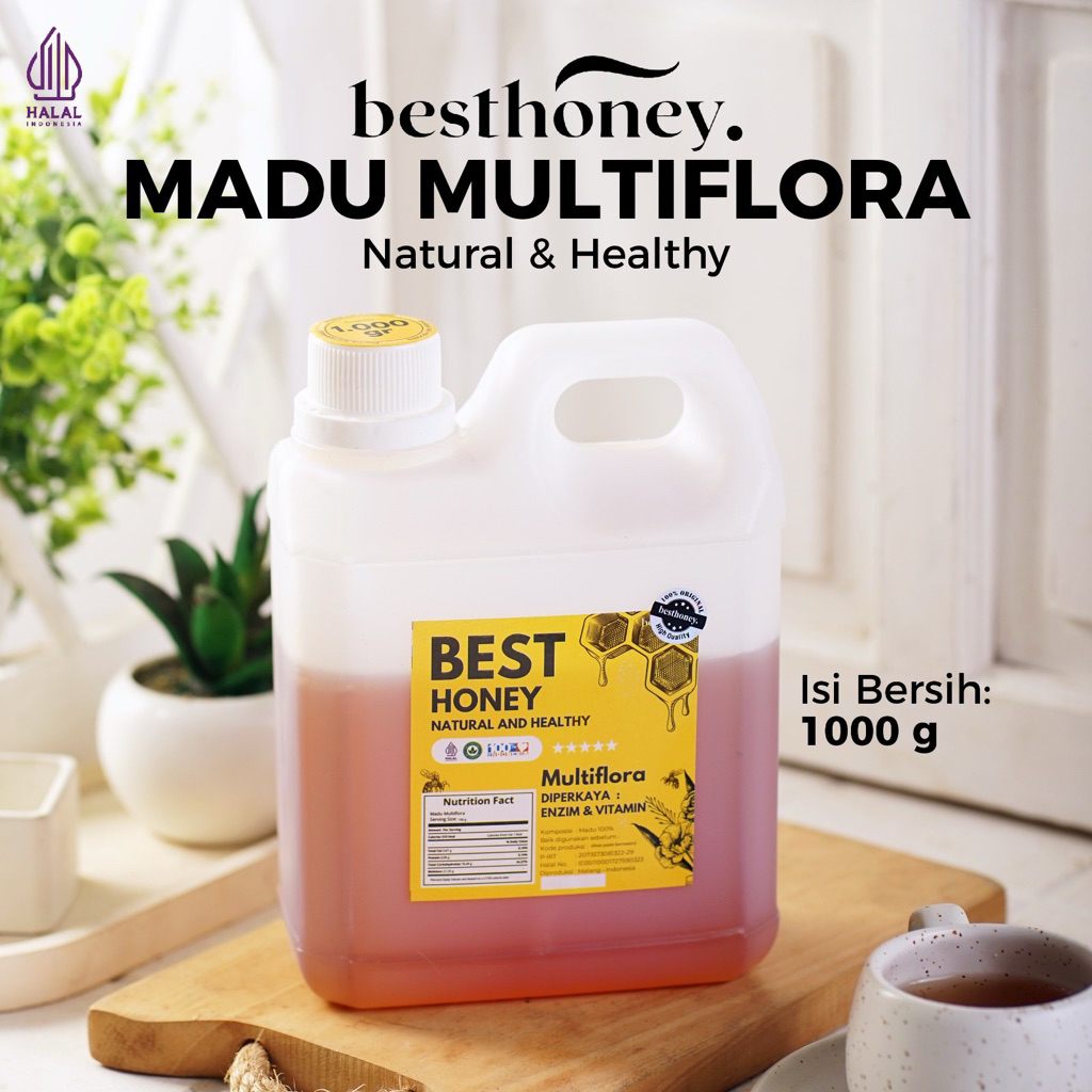 

Best Honey - Madu Multiflora Asli Original - 1000g COD