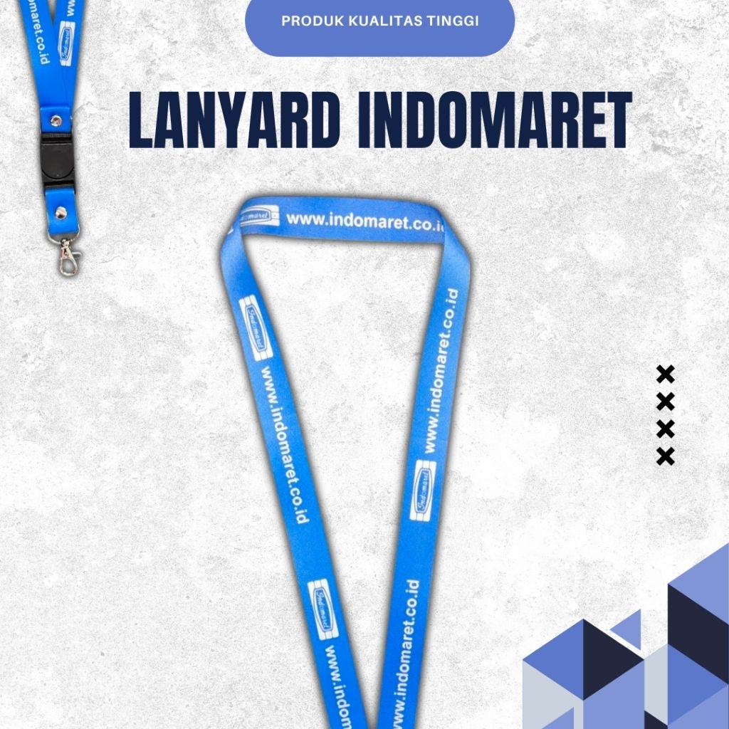 LANYARD TALI ID CARD INDOMARET TERBARU | LANYARD INDOMARET GROSIR TERMURAH & BERKUALITAS