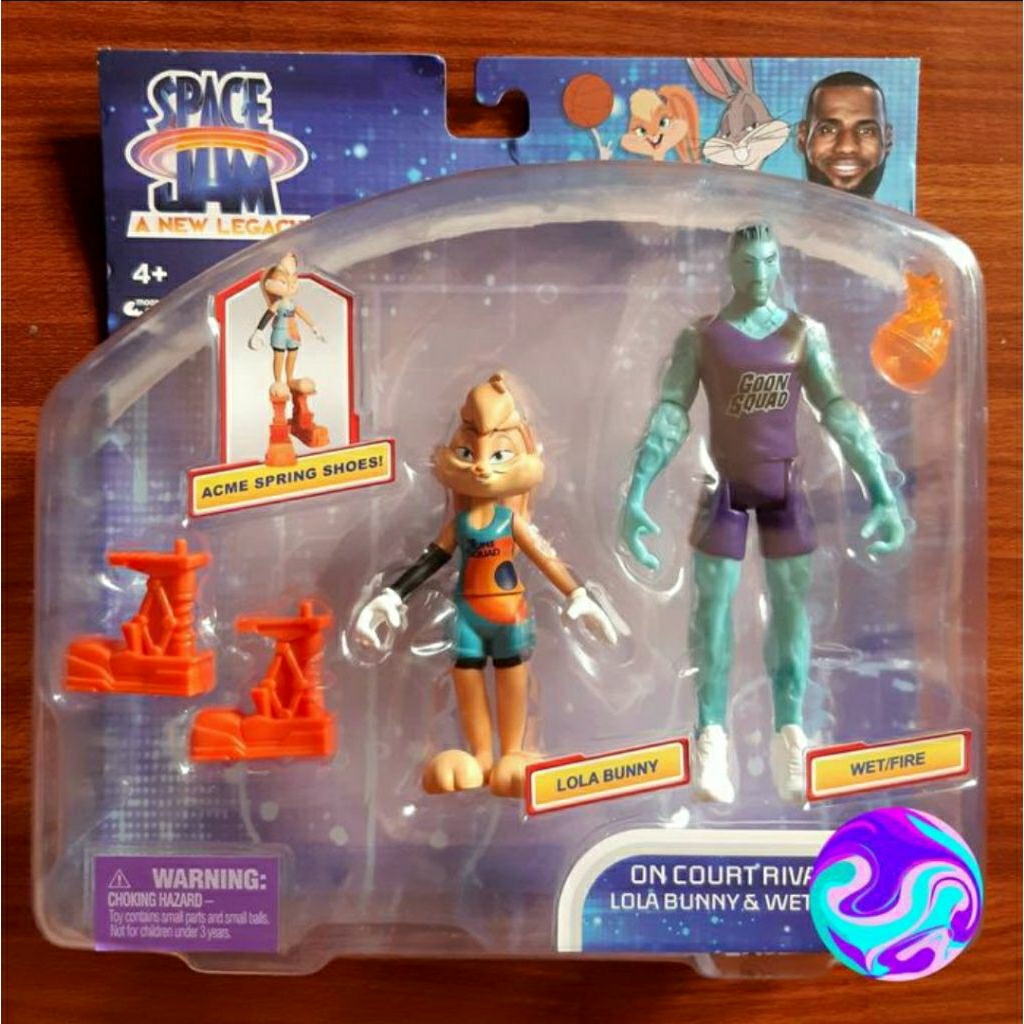 Mainan Action Figure - Space Jam (Lola Bunny & Wet Fire)