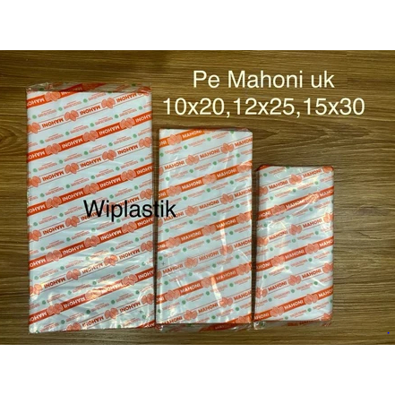 Plastik PE Mahoni Beragam Ukuran Isi Banyak