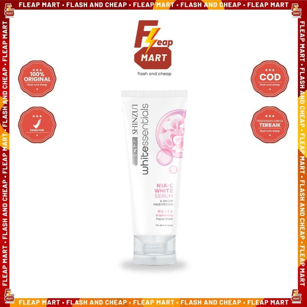 SHINZUI Whitessentials Double Brightening Facial Wash Snow Mushroom 20 mL