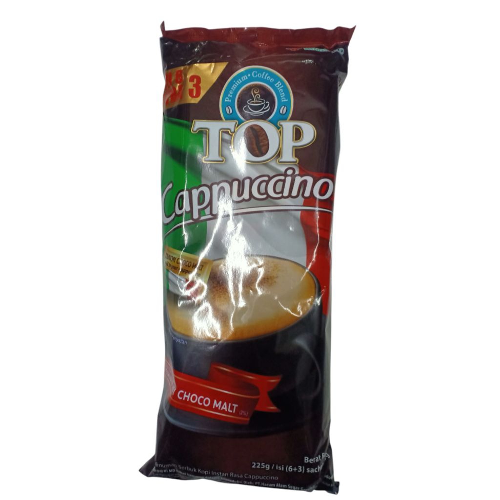 

Top Coffe Cappucinno Isi (6+3) Sachet x 25g