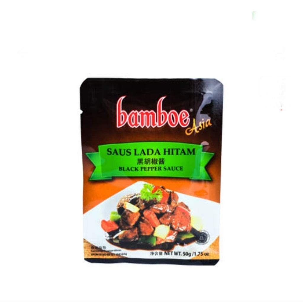 

bamboe asia saus lada hitam 50 gram
