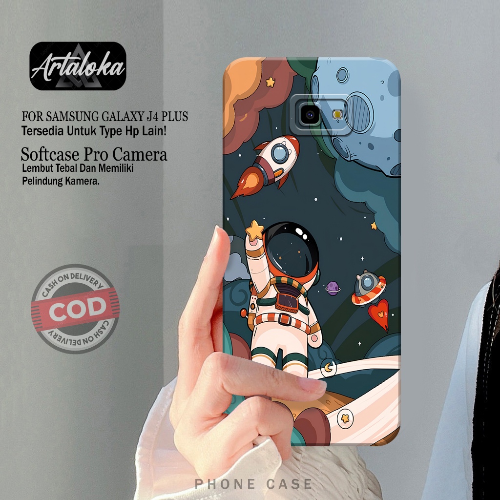 Softcase Hp Samsung Galaxy J4 Plus Fashion Case Astronod Case Samsung Galaxy J4 Plus Silikon TPU Pro