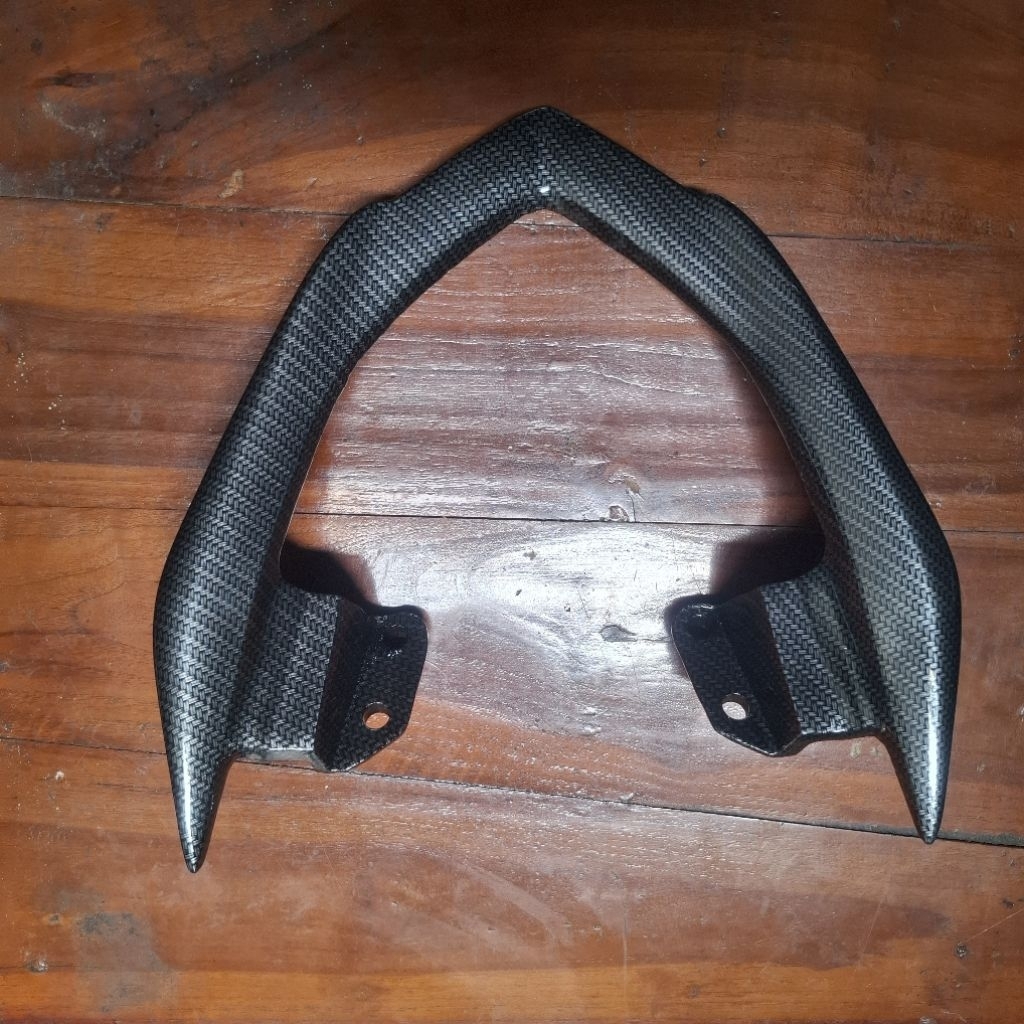 Behel Jupiter Mx new Carbon Planger Pegangan Jok Belakang Jupiter Mx New 135 Carbon Wtp