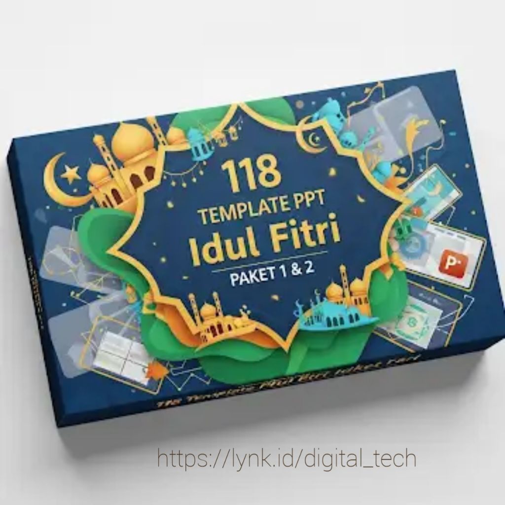 118 Template PPT Idul Fitri Paket 1 & 2