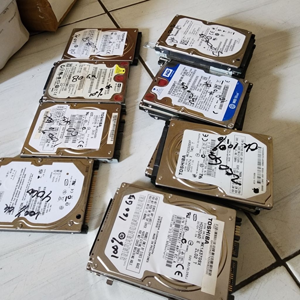 Hardisk Laptop copotan 250GB  hdd laptop 2.5in copotan sehat 100%