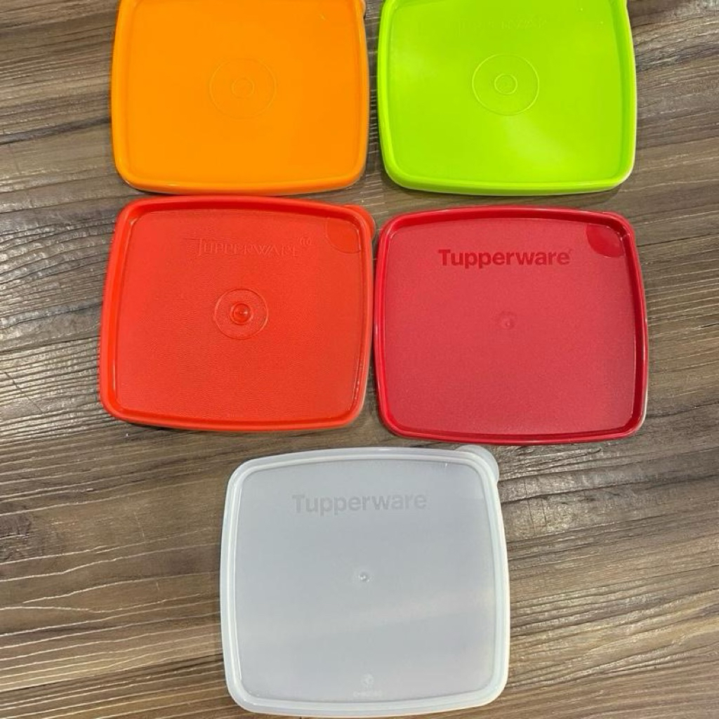 Tutup Kotak Tupperware SEAL SQUARE ROUND Original
