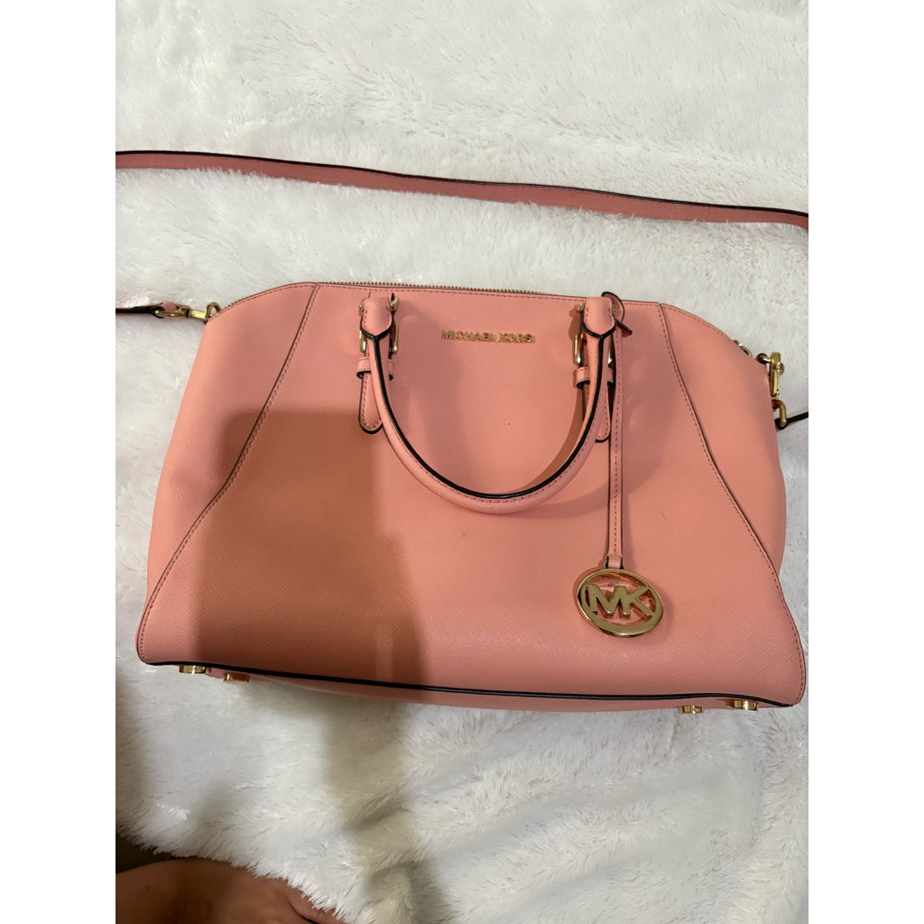 Tas michael kors pink authentic