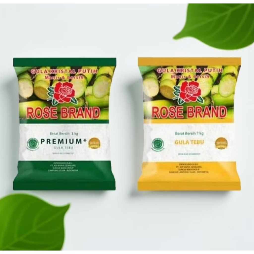 

ROSE BRAND Gula 1Kg Warna Kuning dan Putih