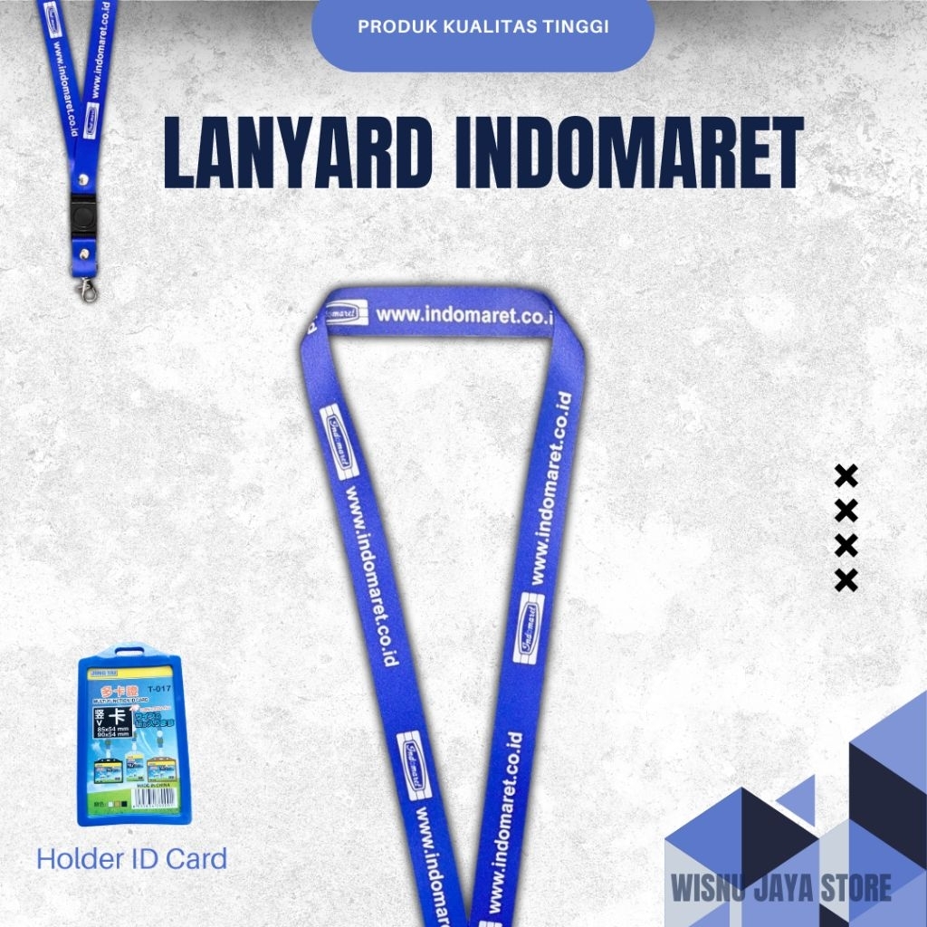 LANYARD TALI ID CARD INDOMARET TERBARU | LANYARD INDOMARET GROSIR TERMURAH & BERKUALITAS
