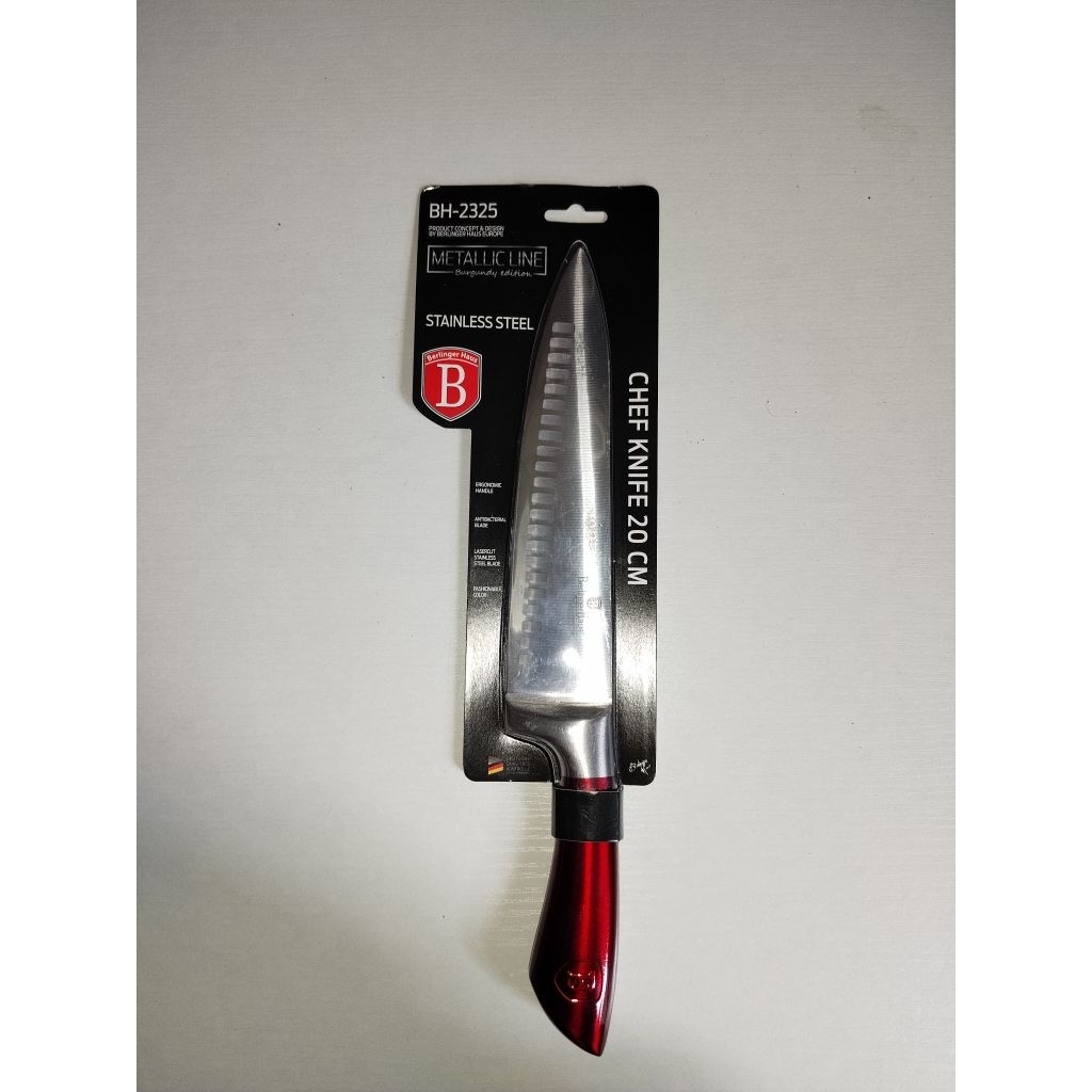 Berlinger Haus Chef Knife 20 cm – Metallic Line Burgundy Edition (BH-2325)
