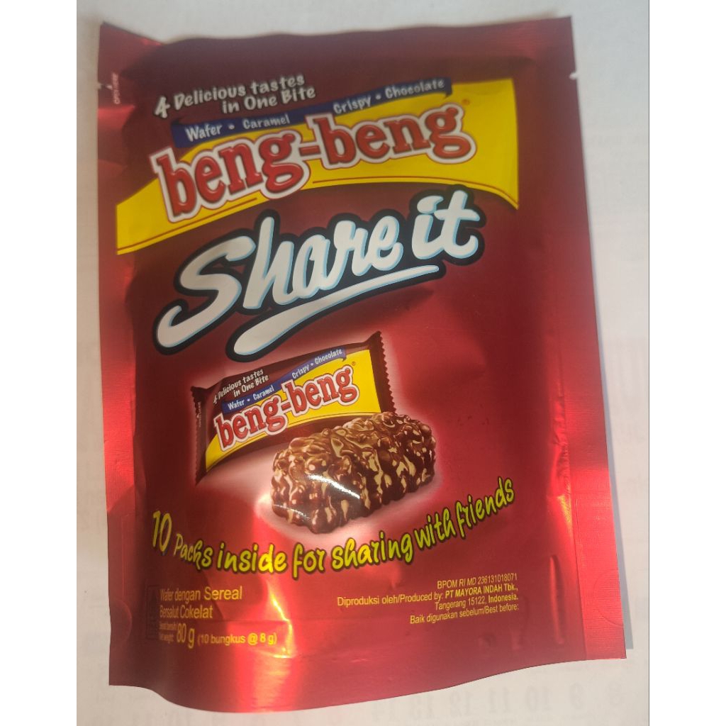 

BENG BENG Share it Pouch Wafet Caramel Crispi Chocolate Isi 10pcs
