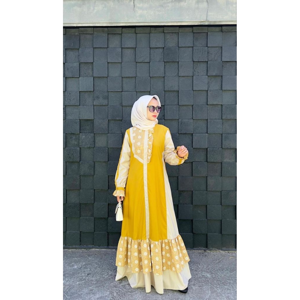 Rayavaganza ✔️Rayavaganza by zalifa, gamis polos, gamis zalifa