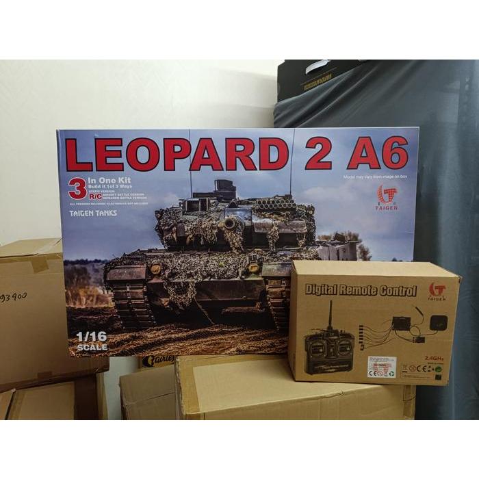 Heng Long / Taigen 1/16 KIT RC Leopard 2A6 Tank Metal Edition