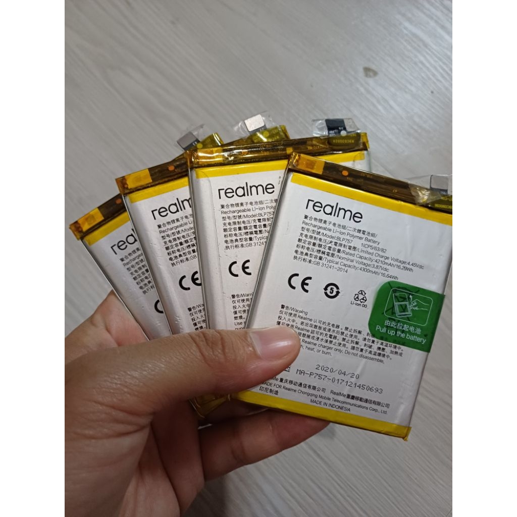 BATERAI REALME 6 / REALME 6 PRO ORIGINAL 100%