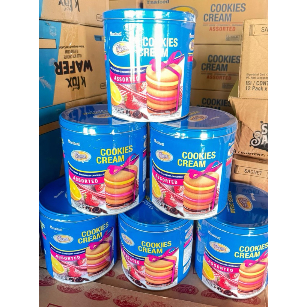 Yummy Mamii Butter Cookies Biskuit Kelapa Goobis Jar Timba Inafood Hatari 1Dus Isi 6 Kaleng