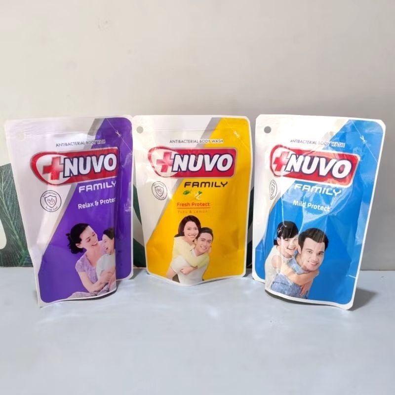 Nuvo Bodywash Refill 60ml (sabun mandi cair)/sabun cair nuvo 60ml