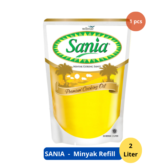 

TOKO BITAKU - KODE A || SANIA - Premium Cooking Oil 2 Liter - Minyak Goreng Kualitas Premium 2000 ml