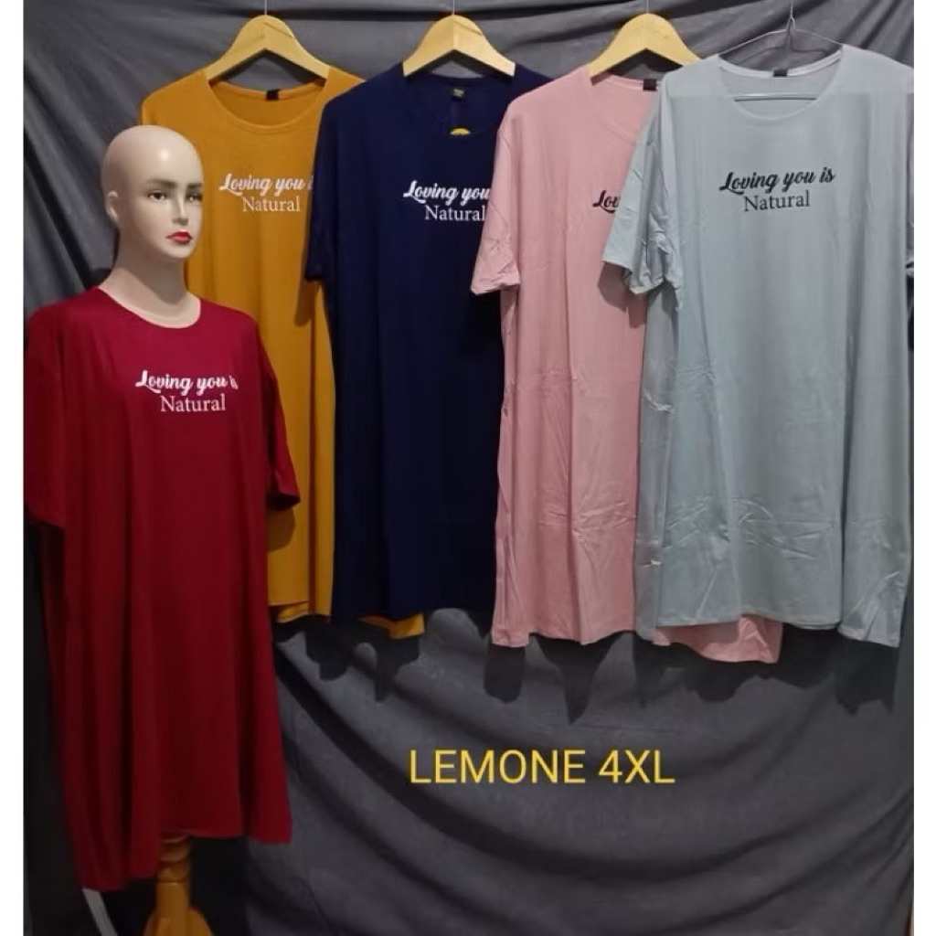 mini dress / daster jumbo merk LEMONE Ld 120-140