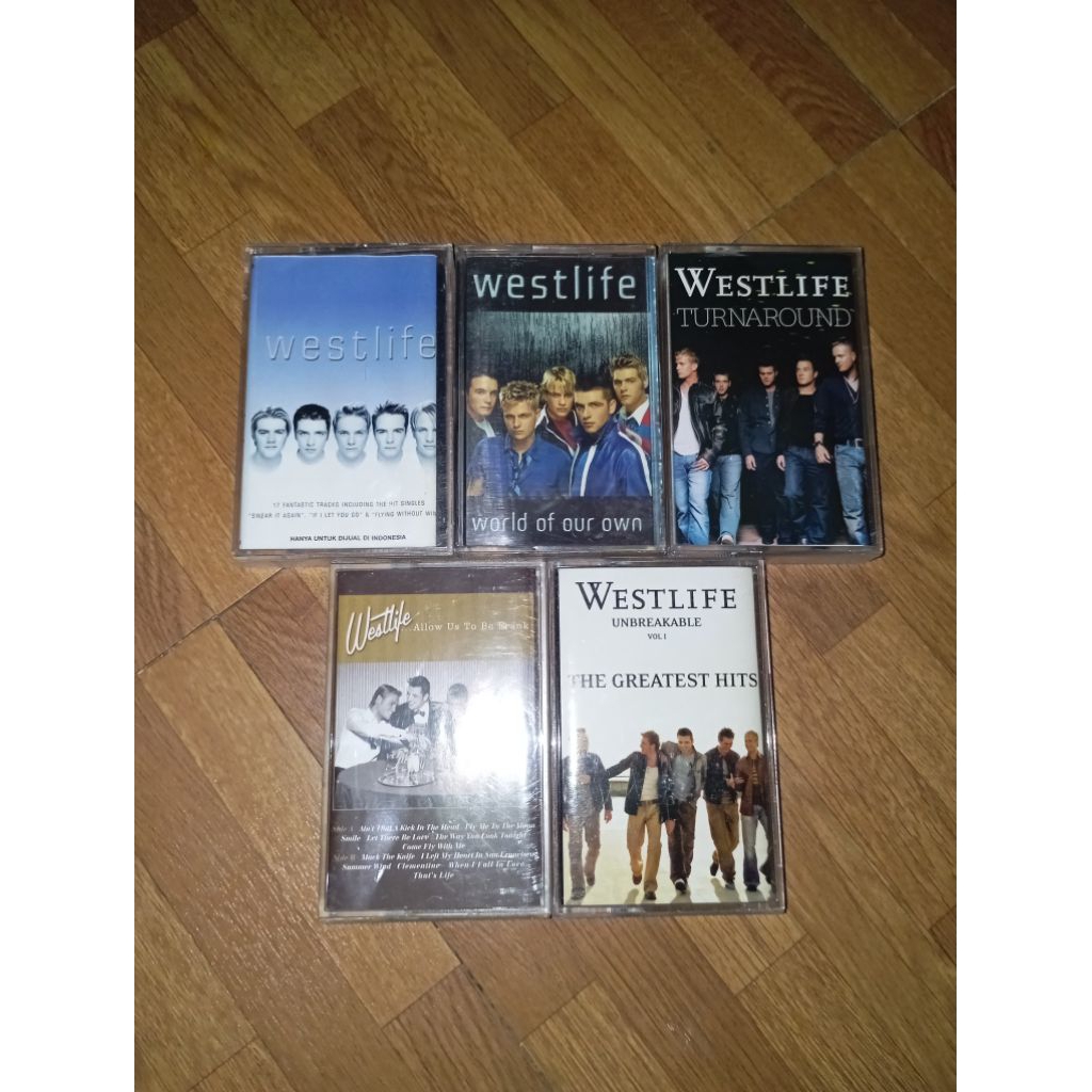 PAKET KASET PITA CASSETTE TAPE WESTLIFE MURAH