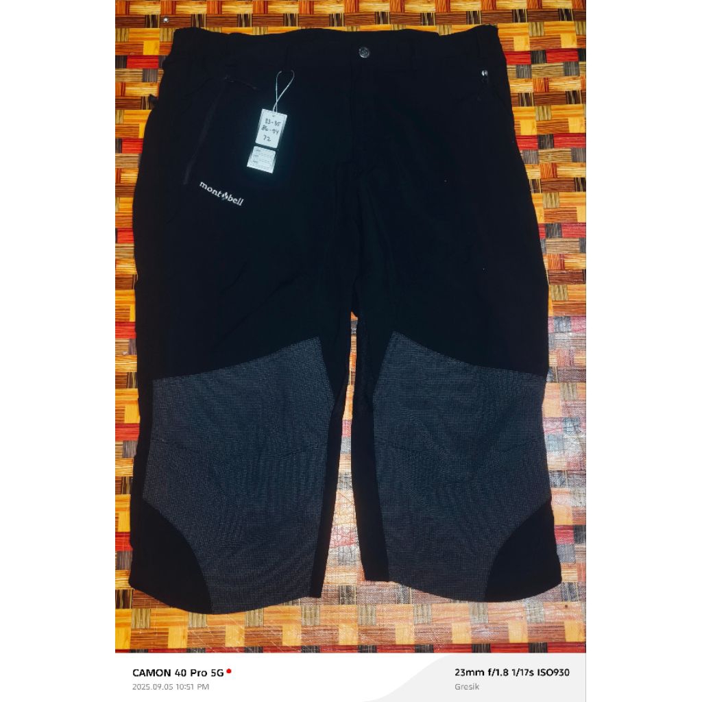 MONTBELL Celana Pendek Outdoor Celana Gunung