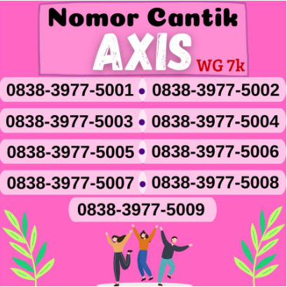 PROMO Nomor Cantik Kartu AXIS Harga Murah (A26) - Kartu Perdana AXIS Nomor Cantik Urut Murah Terperc