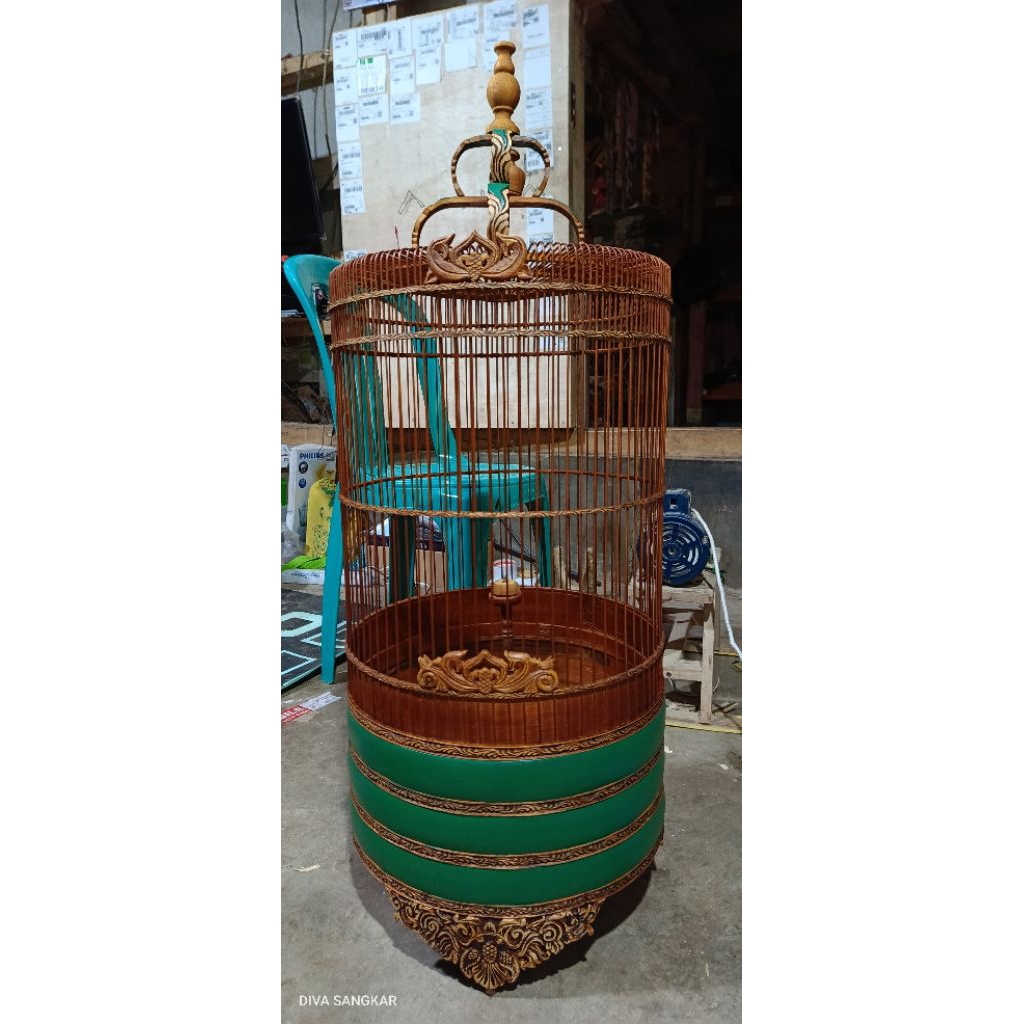 sangkar branjangan full ukir