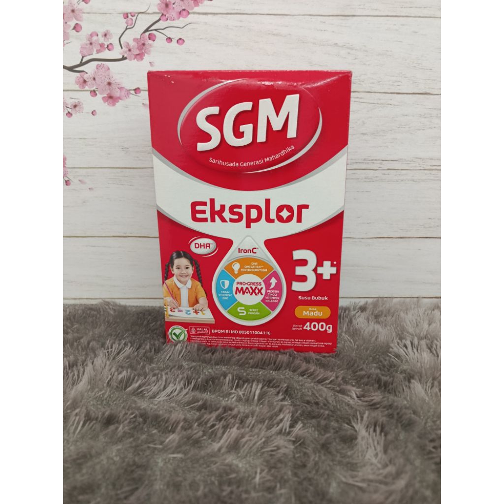 

Susu Pertumbuhan SGM Explorer 3+ Rasa Madu Usia 3–5 Tahun 400gr