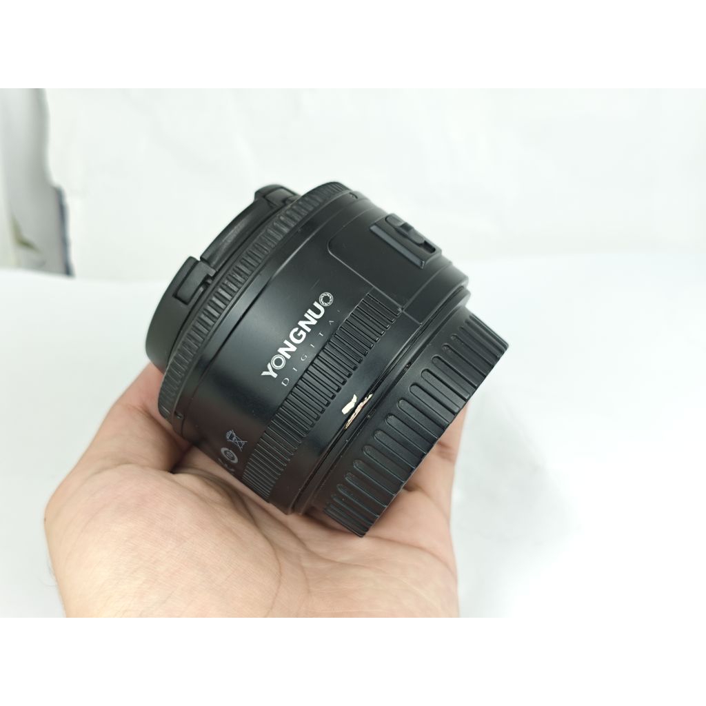 Lensa Fix Yongnuo Canon 50mm f1.8 For Canon DSLR 1200d 1400d 1500d 1300d 650d 700d 80d 7d 6d 50d