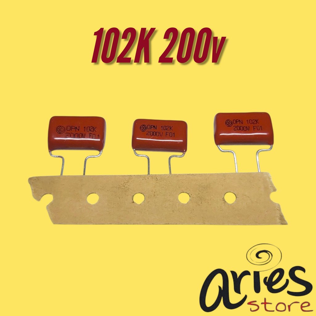 CAPASITOR MILAR 1N 2KV CAPASITOR MILAR 102 2000V