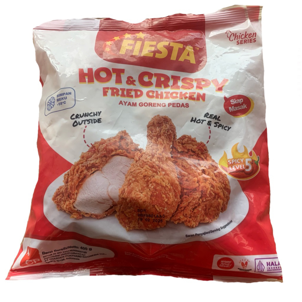 

Fiesta Hot & Crispy Fried Chicken 400Gr